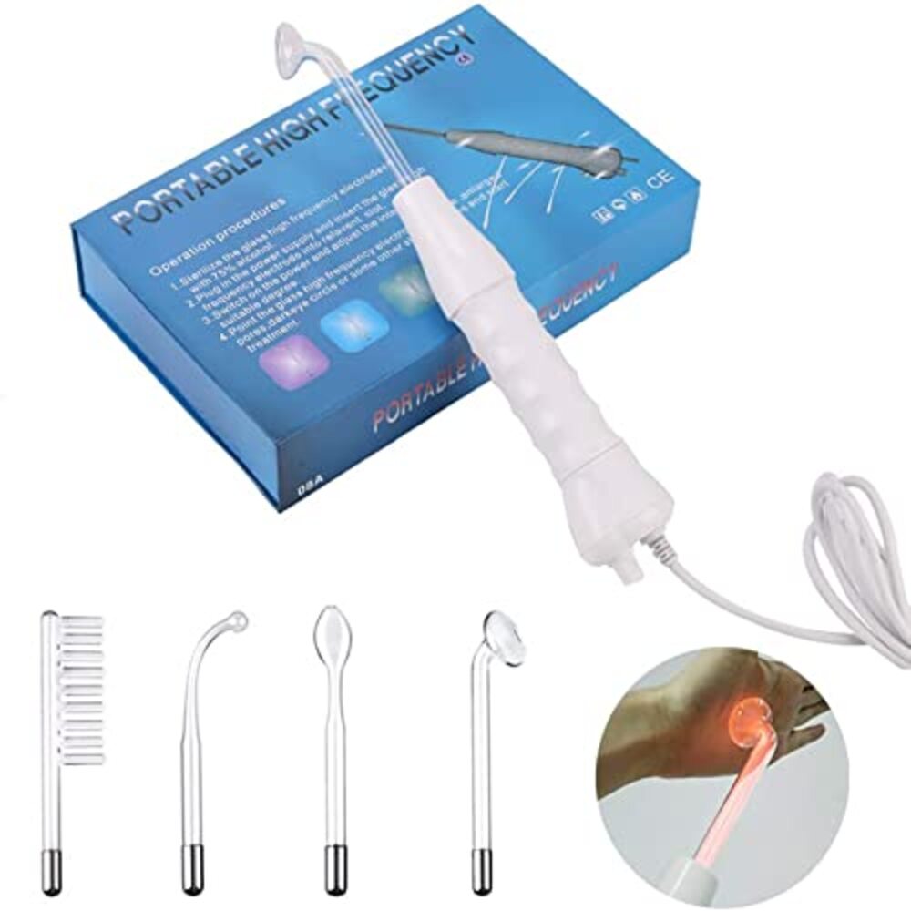 ALTA FRECUENCIA PORTATIL FACIAL Y CAPILAR PRO 4 EN 1✅