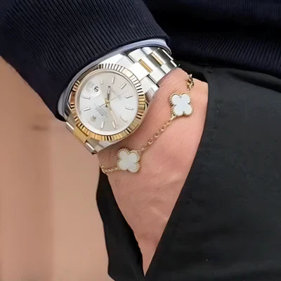 💎PULSERA TRÉBOL VAN CLEEF Y CAJA DE REGALO🌟