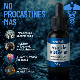 🔵 AZUL DE METILENO AYURVEDIC 1% USP 🌿