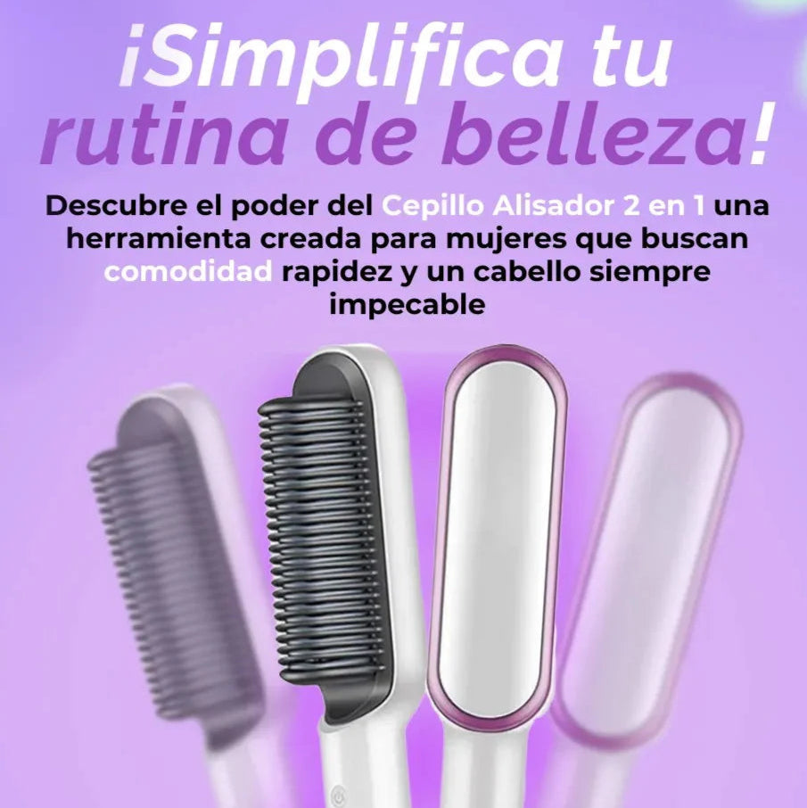 ✨ CEPILLO ALISADOR 2 EN 1 ✨