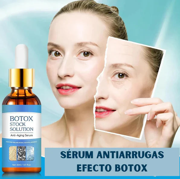 🧴BOTOX STOCK SOLUTION – SÉRUM ANTIEDAD REAFIRMANTE PARA UNA PIEL RADIANTE PROMOCIÓN 2 X 1 🎉