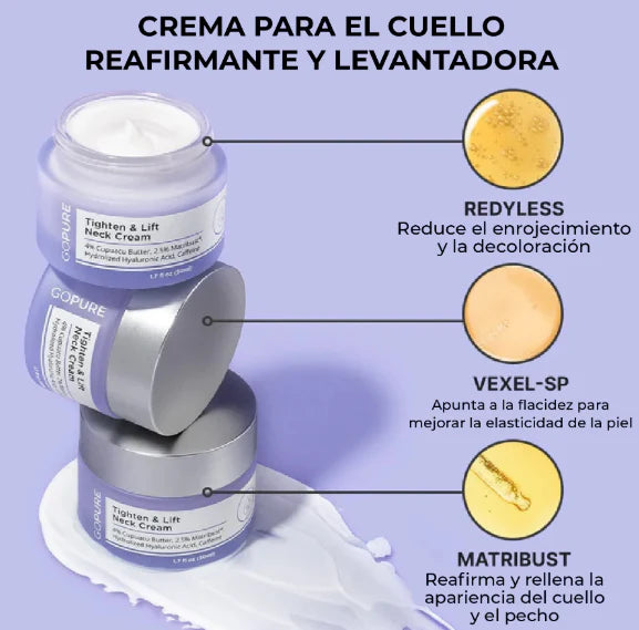 🧴 CREMA REAFIRMANTE LIFTING PARA EL CUELLO 💆♀️