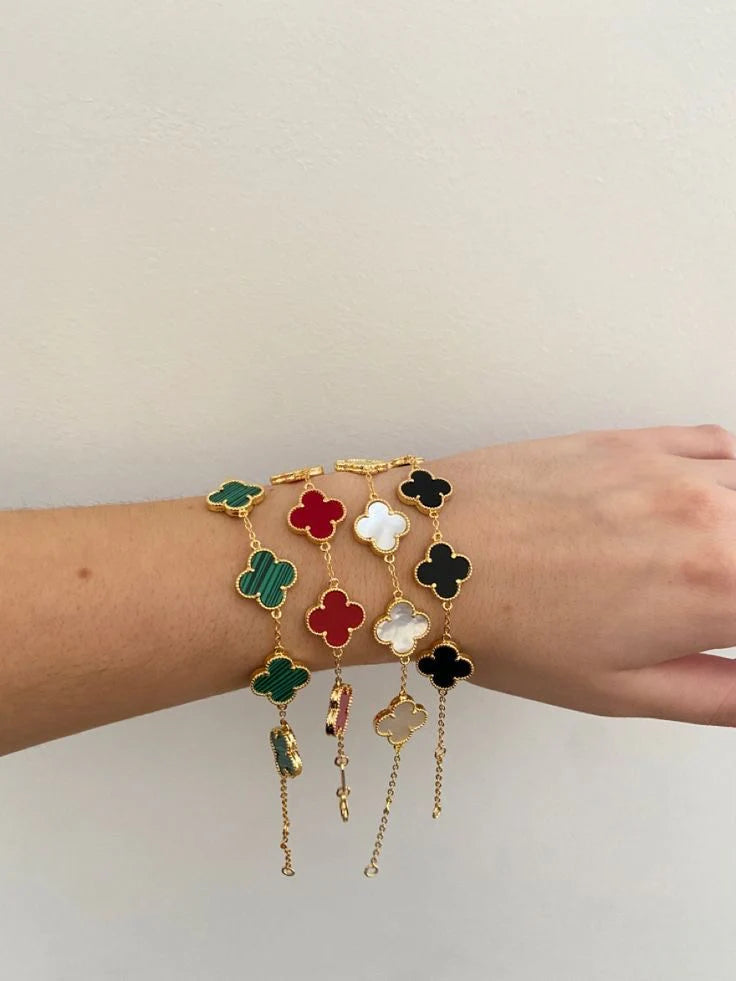 💎PULSERA TRÉBOL VAN CLEEF Y CAJA DE REGALO🌟