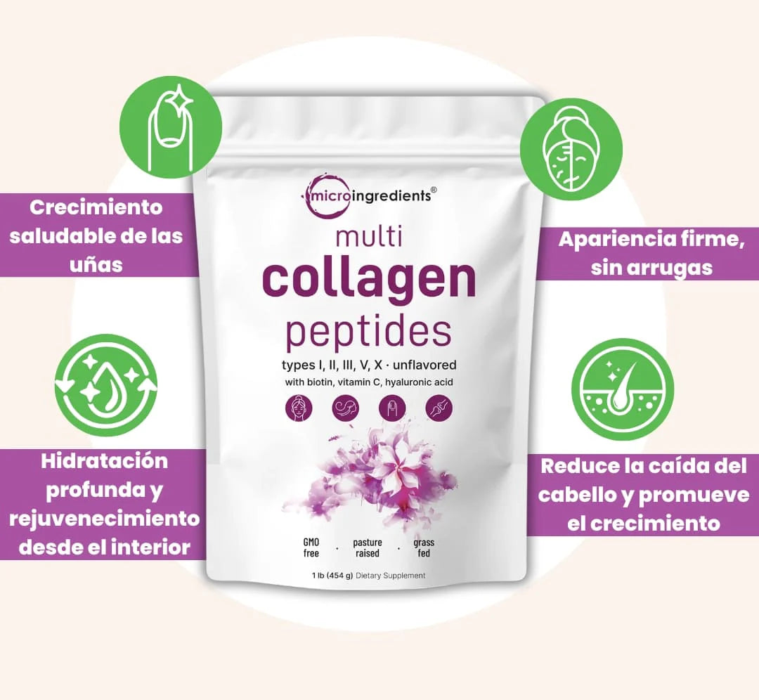 💜✨ MULTICOLAGENO 8 EN 1 PEPTIDES, CABELLO Y PIEL NUEVA ✨💜