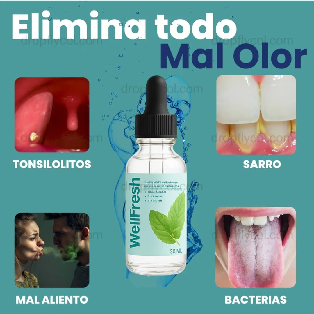 ✨ WELLFRESH - ELIMINA EL MAL ALIENTO 🚫