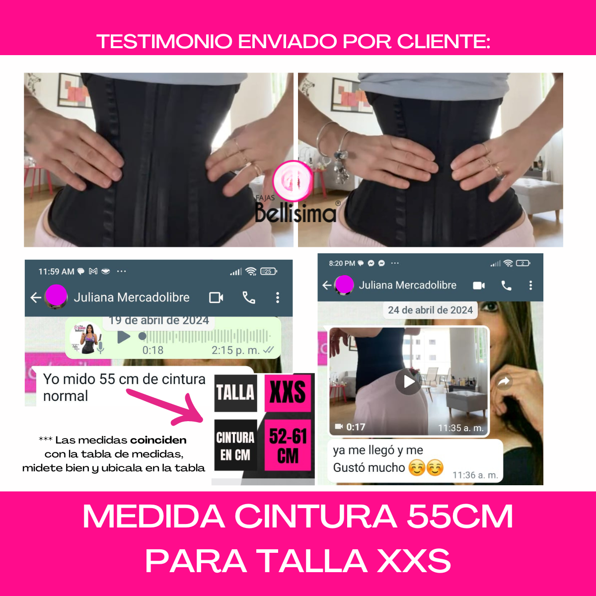 ⏳💃 CINTURILLA EXTREMA 9 VARILLAS RELOJ DE ARENA ⏳