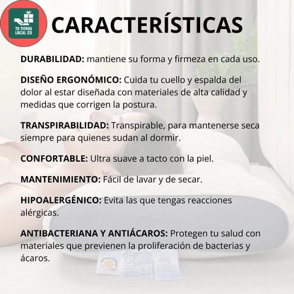 💆‍♂️ ALMOHADA 3D DE ALGODÓN IDEAL PARA MASAJE 🛏️💆‍♀️