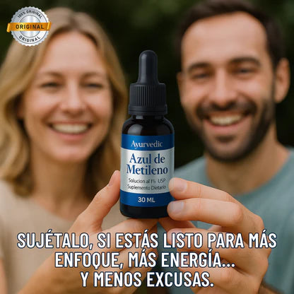 🔵 AZUL DE METILENO AYURVEDIC 1% USP 🌿