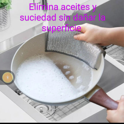 🧽 PAÑOS MÁGICOS DE LIMPIEZA *10 UND CAP DOBLE 🧼
