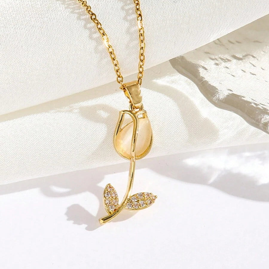 🌷 COLLAR TULIPAN + CAJA DE REGALO GRATIS 🎁 PROMOCIÓN DÍA DE LAS MADRES