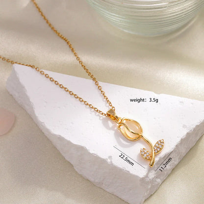 🌷 COLLAR TULIPAN + CAJA DE REGALO GRATIS 🎁 PROMOCIÓN DÍA DE LAS MADRES