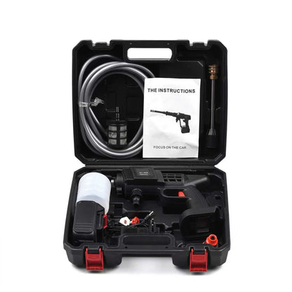🛠️ HIDROLAVADORA PORTÁTIL INHALAMBRICA DE 2 BATERÍAS 🚿🔋