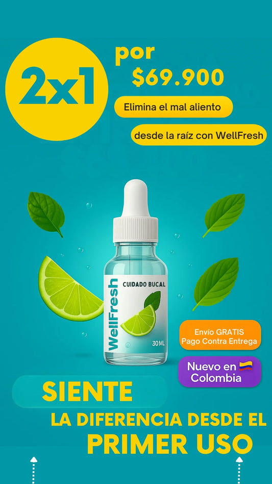 ✨ WELLFRESH 2X1- ELIMINA EL MAL ALIENTO 🚫 GRAN PROMOCIÓN