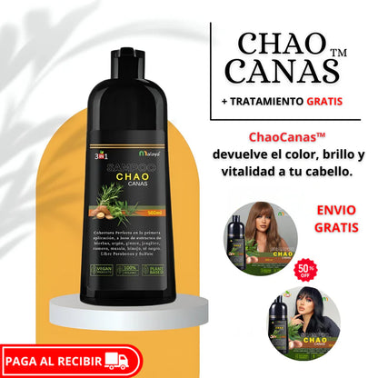 ¡🚨OFERTA ESPECIAL🚨! SHAMPOO CHAOCANAS™ + TRATAMIENTO GRATIS!