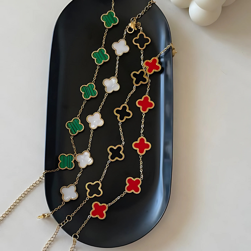 💎PULSERA TRÉBOL VAN CLEEF Y CAJA DE REGALO🌟