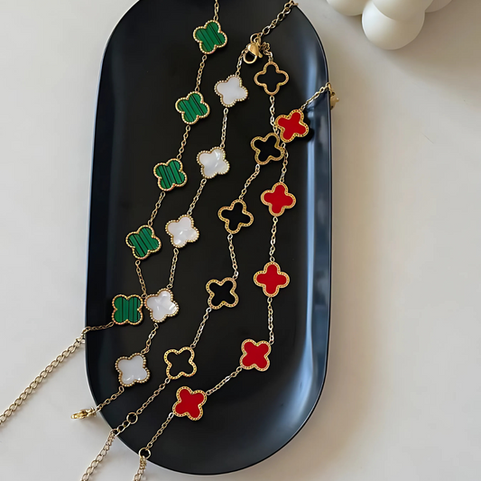 💎PULSERA TRÉBOL VAN CLEEF Y CAJA DE REGALO🌟