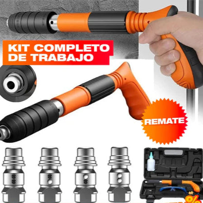 🔩⚡ PISTOLA FULMINANTE DE CLAVOS + 100 CLAVOS ADICIONALES 🔩⚡