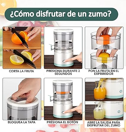 🟠🍊 EXPRIMIDOR ELÉCTRICO DE FRUTAS 🍋⚡