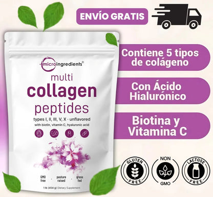 💜✨ MULTICOLAGENO 8 EN 1 PEPTIDES, CABELLO Y PIEL NUEVA ✨💜