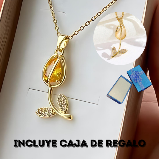 🌷 COLLAR TULIPAN + CAJA DE REGALO GRATIS 🎁 PROMOCIÓN DÍA DE LAS MADRES